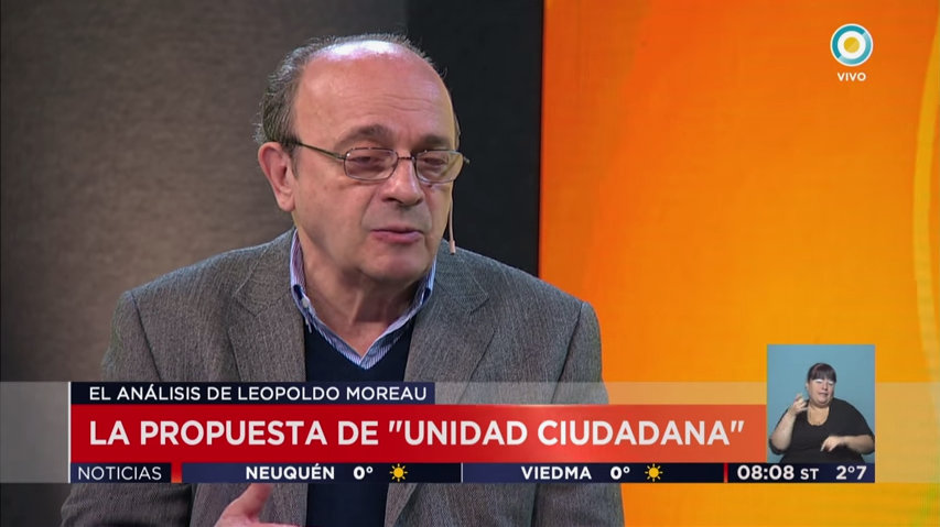 Leopoldo Moreau: Unidad Ciudadana representa a los sectores agredidos